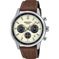Casio EFR-575L-7AEF Herrenuhr Edifice Chrono 40mm 10ATM - Braun/beige
