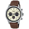 CASIO EDIFICE Quarzuhr Edifice Chronograph mit Lederband weiß