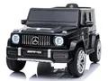 Elektroauto für Kinder Mercedes G-Klasse 2026, Schwarz, Original lizenziert, Lithiumbatterie, 3 bis 5 Jahren mit 2,4 GHz Fernbedienung, USB/MP3/Bluetooth, Vorder- und Hinterradaufhängung
