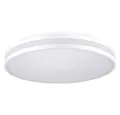 Ledino LED Deckenleuchte, LED-Leuchtmittel fest verbaut, Kaltweiß, Warmweiß, Neutralweiß, Tageslichtweiß, Farbwechsel, LED Deckenleuchte Notlichtfunktion Weiß LED D 30 cm Flur Eingang
