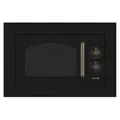 Gorenje BM235CLB - Integriert - Kombi-Mikrowelle - 23 l - 800 W - Drehregler - Schwarz - Schwarz