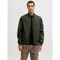 Jack & Jones Bomberjacke JJECHARGE STAND COLLAR BOMBER NOOS mit Stehkragen grün M (50)