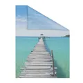 Lichtblick Fensterfolie, Polyvinylchlorid (PVC), Format: 100 x 100 cm (B x L) cm - blau