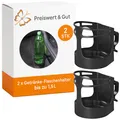 2x Getränkehalter für 1,5L Boot flexible Befestigung Flaschenhalter Auto LKW etc