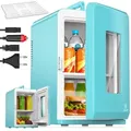 KESSER® Mini Kühlschrank Kühlen & warmhalten auch als Minibar & Kühlbox für Auto - Hellblau