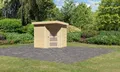 Karibu Gartenhaus Schwandorf 3, BxT: 213x217 cm, aus hochwertiger nordischer Fichte