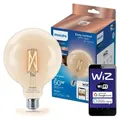 Philips LED Smart Filament  G125 Globe 7W = 60W E27 klar 806lm CCT 2700K-6500K Dimmbar WiZ Google Alexa Bluetooth Wifi