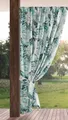 Eurofirany Outdoorvorhang GARDEN, wasserdichter Terrassenvorhang (1 St), Stangendurchzug, Lichtschutz, Polyester, für Pavillon, Pergola & Balkon, wetterfest, UV-Schutz