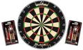 Winmau Dartboard Original Blade 6 + 2 Steeldart Sets Broadside Brass Darts