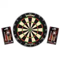 Winmau Dartscheibe - Dartboard Set - Blade 6 und 2 Steeldarts Sets Broadside