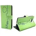 Microsoft Lumia 950 Handyhülle Bookcover Grün