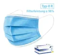 siegmund care Medizinischer Mund-Nasen-Schutz 50x Medizinischer Mund- und Nasenschutz, 50-St., MHD: 31.07.2029, Filterleistung BFE 99,96 %