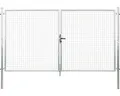 Wellengitter-Doppeltor ALBERTS 302,8 x 175 cm inkl. Pfosten 6 x 6 cm feuerverzin
