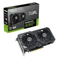 ASUS Dual GeForce RTX 4060 Ti OC Edition 8GB GDDR6 Gaming Grafikkarte schwarz (Nvidia GeForce RTX4060Ti DLSS 3, PCIe 4.0, 1x HDMI 2.1, 3X DisplayPort 1.4a, DUAL-RTX4060TI-O8G)