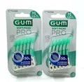 2x GUM Soft-Picks Pro medium - 2x 60 Stück Zahnzwischenraum renigen Zahnstocher