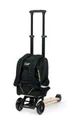 Olaf Dreiradscooter Urban 4in1 Roller schwarz für Erwachsene, KICK SCOOTER, SKATEBOARD, TROLLEY und Rucksack