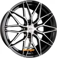 4x DOTZ SUZUKA DARK - Schwarz Frontpoliert 8,5x19 ET25 5x112
