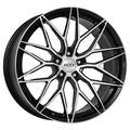 1x DOTZ SUZUKA DARK schwarz frontpoliert 8.5Jx19 5x112 ET25
