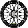 4x Dotz Suzuka black polished 8.5x19 ET25 - LK5/112 ML70.1 Felge Alu