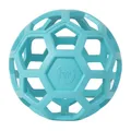 JW – HOL-ee Roller – Lustiges und vielseitiges Hundespielzeug – Jagdspielzeug für Hunde – Spielzeug zur geistigen Stimulation – Beschäftigungsball für Hunde – 14 cm Durchmesser – Blaue Farbe