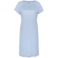 CALIDA Nachthemd DEEPSLEEPWEAR Cooling Damen (1-tlg) natürliche Thermoregulierung, stoppt Überhitzung blau M (44/46)