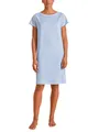 CALIDA Deepsleepwear Cooling Nachthemd Damen, natürliche Thermoregulierung, stoppt Überhitzung Harmony Blue 44-46