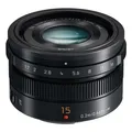 Panasonic Lumix G 15mm f/1,7 Leica Schwarz Micro Four Thirds