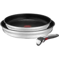 Tefal Jamie Oliver Ingenio G6 (Bratpfanne, Kochtopf, Pfannenset + Topfset, Edelstahl, 24 x 36 cm) (L9769173)