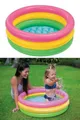 Intex Planschbecken Kinder Sunset Baby Pool Bassin 86 cm rund aufblasbarer Boden