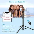 Victiv Handy Stativ Ständer 172cm Smartphone Tripod Fernauslöser Selfie Stick