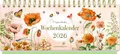 Wochenkalender 2026: peach: Tischkalender mit Wochenplaner und Eintragmöglichkeiten. Hochwertige Ausstattung, mit Ferienübersicht und Geburtstagsplaner (Tischkalender mit Wochenkalendarium)