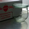 Weck 6 Einkochgläser Tulpenform 370ml RR80 mit Glasdeckel im Original Karton (Mit Glasdeckel)