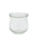 Weck-Tulpen-Glas, runder Rand, glas, durchsichtig, 370 ml
