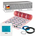 VILSTEIN® Elektrische Fußbodenheizung [150W/m²] - Bodenheizung Elektrisch geeignet für Laminat, Fliesen & mehr - Elektro Fussbodenheizung - Elektrische Heizmatte Fußboden - (2x0.5m - 1qm)