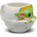 Stor 3D-Tasse "Grogu" in Weiß - 450 ml