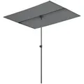 pro.tec Sonnenschirm, Grau, Metall, 180x130 cm, Sonnen- & Sichtschutz, Sonnenschirme