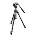 Manfrotto 290 XTRA Kit, Alu-Stativ mit 3 Segmenten, 2-Wege-Neiger