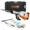 VEVOR Hochleistung-Betonbrecher Elektro Abbruchhammer 3500W 60J 2 Meißel-Set