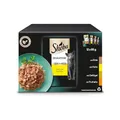 SHEBA Katzenfutter nass - 48x85g Portionsbeutel - Geflügel Variation in Gelee - Nassfutter für Katzen - 1 Großpackung