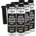 TECPO Diesel Injektor Reiniger, 6x 300ml Additiv -Einspritzdüsen Additiv mit Ester Solution Direct Injection Speed Cleaner