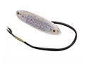 Universal 12V LED Rücklicht Oval Klar 28 LEDs E-Geprüft für Roller Motorrad