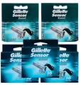 40er Set Gillette Sensor Excel Rasierklingen / 3x 10er = 30 Stück  + 2x 5er Pack