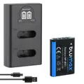 Akku + LCD Lader für Sony NP-BX1 RX100 III IV V VI VII HX90V HX400V 1100 mAh