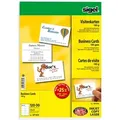 Sigel Visitenkarten MP A4 Ink/Laser/Copy 185g/qm hochweiß VE=600 Stück