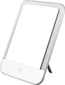 MÜLLER-LICHT Mirror Light, tragbare LED Tischleuchte Schminkleuchte Spiegelleuchte mit 2 x Zoom, Verschiedene Weißtöne (2700-6500K), dimmbar, Memory-Funktion, 3 W, weiß