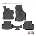 SET 4 3D GUMMIMATTEN Für VOLKSWAGEN T-ROC Ab 2017 Hochwertige Fußmatten