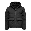 Amaci&Sons Winterjacke VALLEJO Winterjacke Herren Gefütterte Winter Jacke für Männer mit Kapuze schwarz XXL
