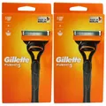 Gillette Fusion 5 Rasierer 2 x Rasierapparat & 1 x Klinge Set