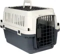 Karlie Flugzeugbox Nomad Toploader - Hundetransportbox - XS - Kunststoff - Grau/Weiß - 50,7x33x33,2 cm