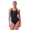 Speedo Womens Placement Muscleback Black, Plum Dandy, Siren - 36